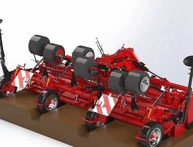 Acamadora CRONO de varias camas, render de fábrica