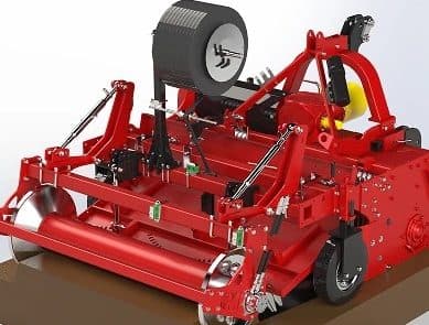 Acamadora RSD, render de fábrica