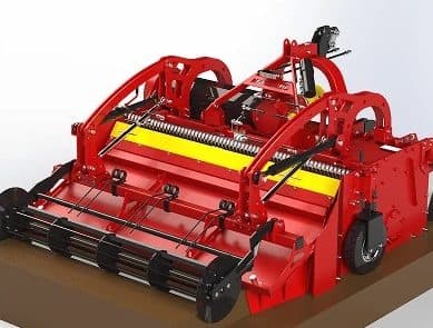 Acamadora RSE, render de fábrica