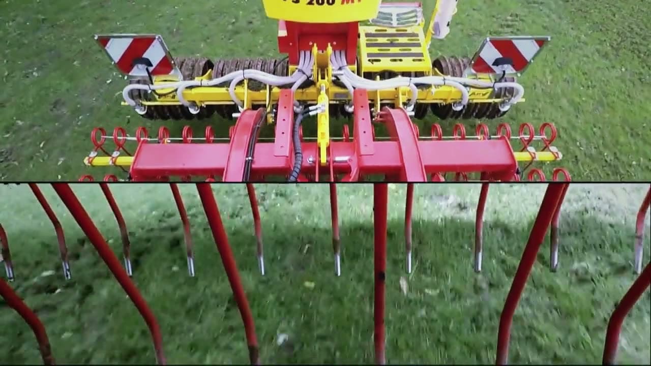 Combinada de praderas APV GK en pastizal